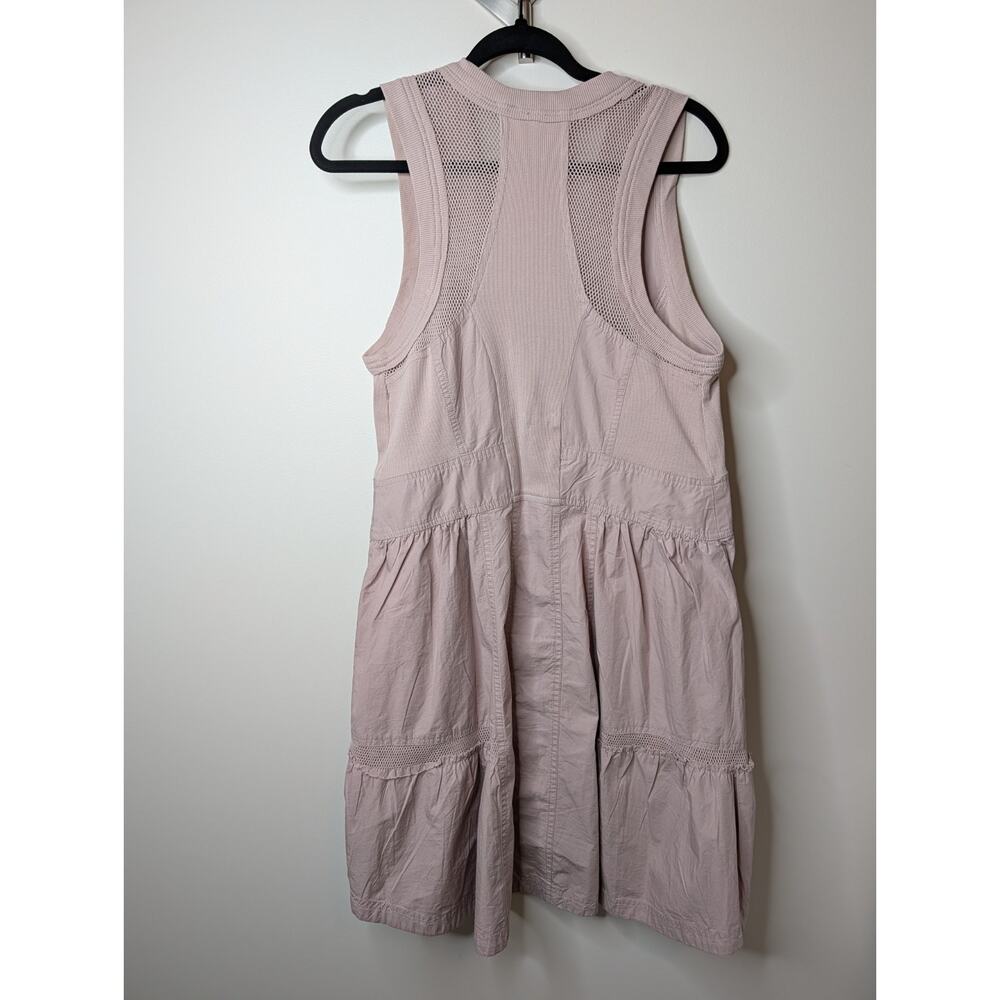 Anthropologie Daily Practice Trek Utility Mini Dress Muted Rose Size S New - Picture 9 of 14